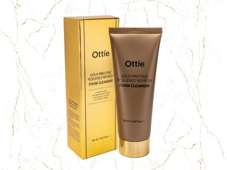 Spuma de curatare fata anti-aging Gold Prestige Resilience Refresh, 150ml [1]