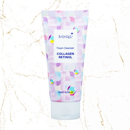 Spuma de curatare SOQU Collagen Retinol, 120 ml
