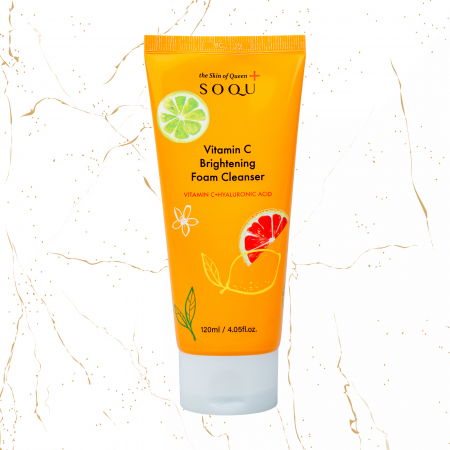 Spuma de curatare coreeana - Spuma de curatare SOQU Vitamin C Brightening, 120 ml