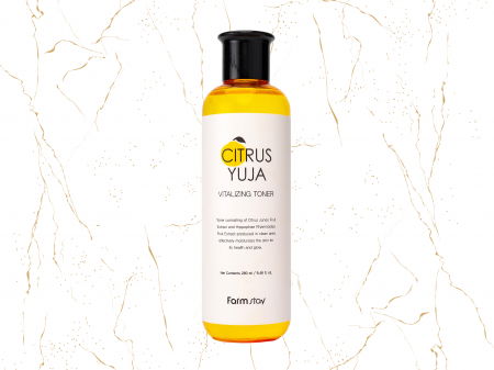 Toner de fata  cu citrice Yuja Farmstay Citrus Yuja Vitalizing, 280ml