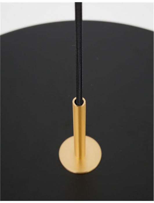 Lustra LED premium disc rotund metal Steen diverse culori, Ø 50 cm, inaltime reglabila, 910623 - Novaluce [20]