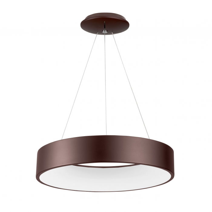 Lustra moderna rotunda LED Rondo Full Ø60 cm, metal maro/gri/negru/alb, 6167205 - Novaluce [3]