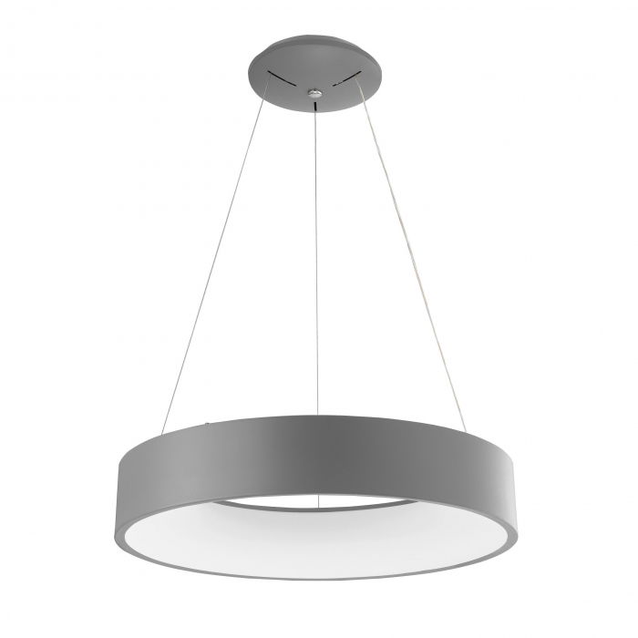 Lustra moderna rotunda LED Rondo Full Ø60 cm, metal maro/gri/negru/alb, 6167205 - Novaluce [11]