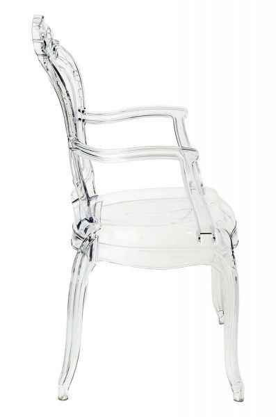 Scaun transparent de design Elisabeth stil baroc, policarbonat, 777-APC - King [2]