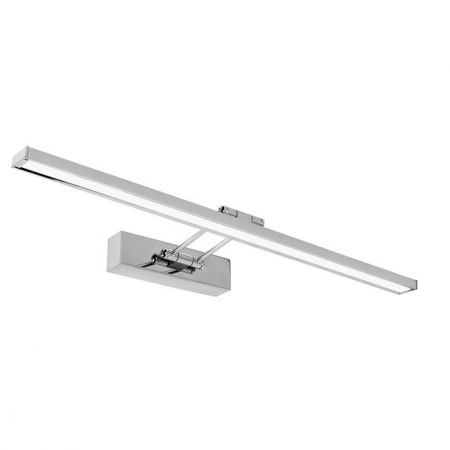Lustra baie - Aplica perete baie LED crom liniara Odin, 57/63 cm, din metal, IP44, 8141291 - Novaluce