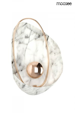 Aplice LED - Aplica perete Marble design modern, imitatie marmura/metal auriu, iluminare LED, MSE1501100145 - King