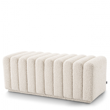 Bancute -   Bancă Bente bouclé crem 115494 EICHHOLTZ