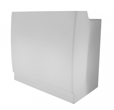 Decoratiuni gradina cu iluminare LED - Bar alb cu iluminare LED Nyssa 120x118 cm, polietilena, MOBSC120OFNW - King