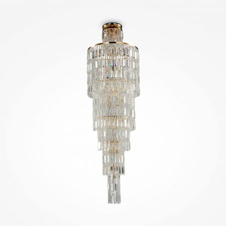 Lustre Dormitor - Candelabru Niagara DIA003-PT50-G, 16xE14, auriu+transparent, IP20, Maytoni