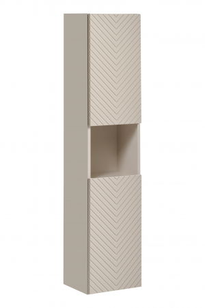 Produse - Dulap baie inalt cu 2 usi, finisaj VIVA Cashmere, 80-03-2D COMAD
