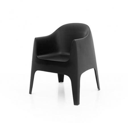 Produse - Fotoliu modern exterior Solid, polipropilena, diverse culori, 55027 - Vondom