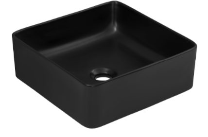 Produse - Lavoar baie 41 cm ceramic aplicat slim negru sau gri COMAD