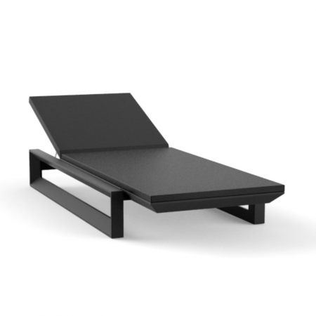 Loungere tapitate & sezlonguri pentru gradina si piscina - Lounger premium pentru gradina/piscina Frame 200 cm cu perna tapitata, desin modern, 54097 - Vondom