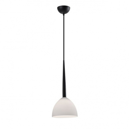 Lustre Dormitor - Lustra alba suspendata tip pendul Kees, sticla/metal, design modern, AZ 3334 - Azzardo