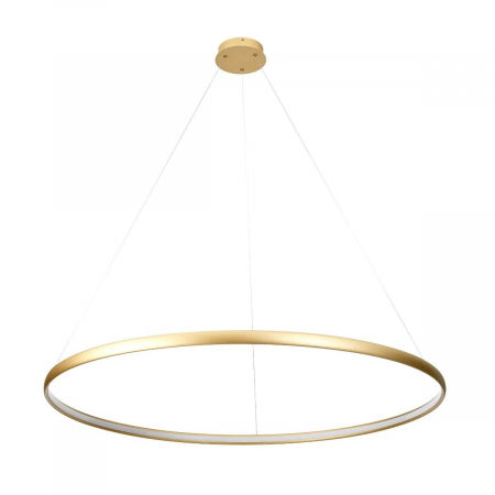 Lustre Dormitor - Lustra aurie design circular CARLO 120 cm metal, 003064-021963 - Zumaline