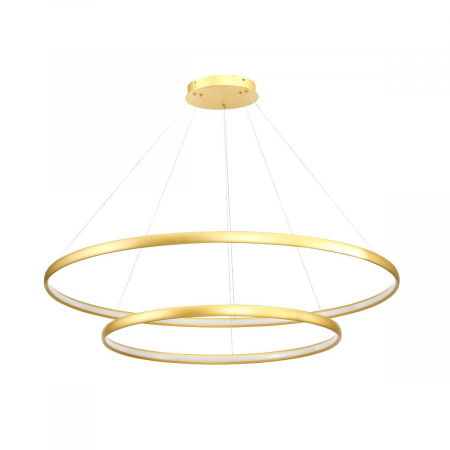Lustre Dormitor - Lustra aurie design circular CARLO 80-120 cm metal, 003064-021964 - Zumaline