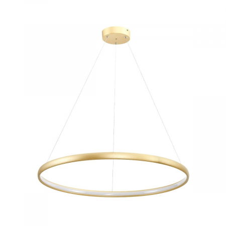 Lustre Dormitor - Lustra aurie design circular CARLO 80  cm metal, 003064-021962 - Zumaline