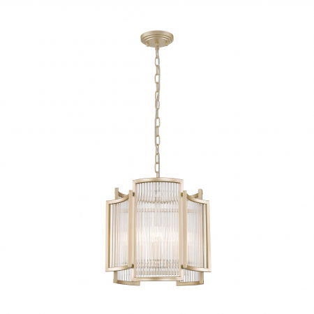 Lustre Dormitor - Lustra aurie pe lant design clasic SERGIO 35 cm metal / sticla, 003064-016785 - Zumaline