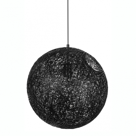 Lustre Dormitor - Lustra design modern alba/neagra Mason 110x110 cm, canepa, 1027S-1100.BLACK - King