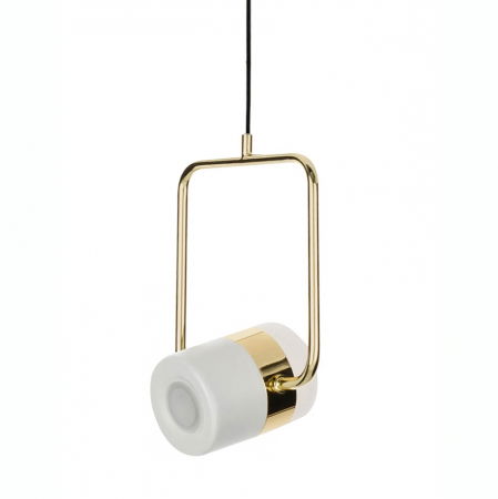 Lustre Dormitor - Lustra pendul design modern Enoch aurie/alb, aurie rose/negru, XCP7598.WHITE - King