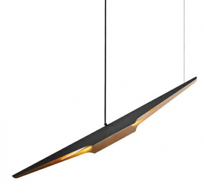 Lustra design modern Penton negru mat/auriu, MD21446-2-1125 - King [1]