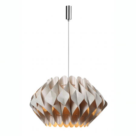 Lustre Dormitor - Lustra eleganta tip pendul bej/gri Asim 45/55 cm, design modern, AZ 2380 - Azzardo