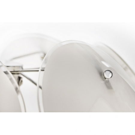 Lustra extravaganta Lovisa 60x50 cm, sticla alba/fumurie, design modern, AZ 2996 - Azzardo [4]