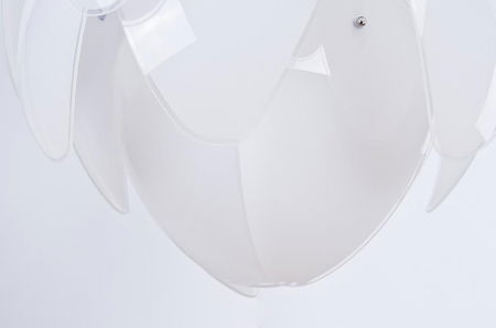 Lustra extravaganta Lovisa 60x50 cm, sticla alba/fumurie, design modern, AZ 2996 - Azzardo [3]