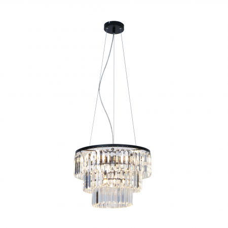 Lustre Dormitor - Lustra glam design modern TIFANNY 40 cm metal / cristale, 003064-008935 - Zumaline