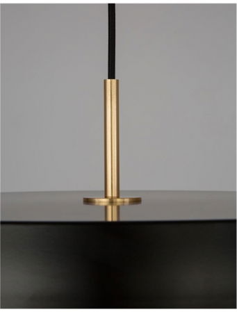 Lustra LED premium disc rotund metal Steen diverse culori, Ø 50 cm, inaltime reglabila, 910623 - Novaluce [20]