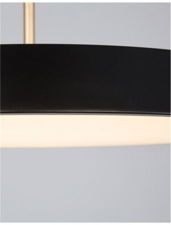 Lustra LED premium disc rotund metal Steen diverse culori, Ø 50 cm, inaltime reglabila, 910623 - Novaluce [21]