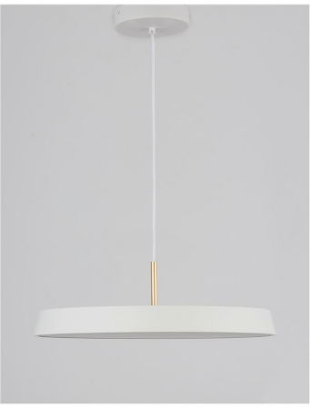 Lustra LED premium disc rotund metal Steen diverse culori, Ø 50 cm, inaltime reglabila, 910623 - Novaluce [11]