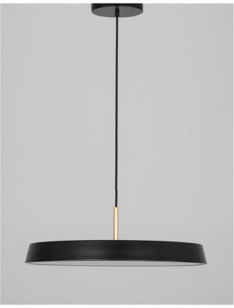 Lustra LED premium disc rotund metal Steen diverse culori, Ø 50 cm, inaltime reglabila, 910623 - Novaluce [18]