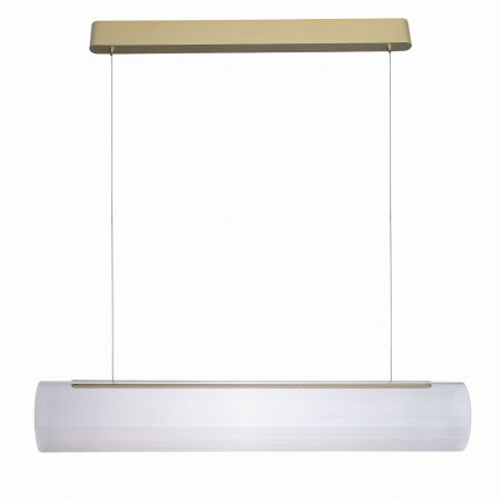 Lustre Dormitor - Lustra moderna acril transparent Aliona 89x15x150 cm metal auriu, P0411 - Maxlight