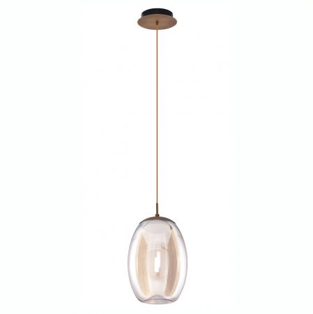 Lustre Dormitor - Lustra moderna LED Kori Long 26x40 cm, abajur sticla/metal, AZ 3342 - Azzardo