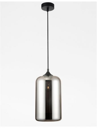 Lustra moderna pendul cilindric sticla crom Ivka Ø 17,5 cm, inaltime reglabila, 9726481 - Novaluce [3]