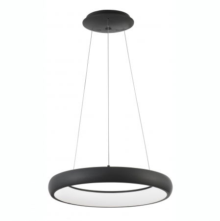 Lustre - Lustra moderna rotunda LED dimabila Idalia diverse dimensiuni, neagra/gri/maro/alba, 8105620 - Novaluce