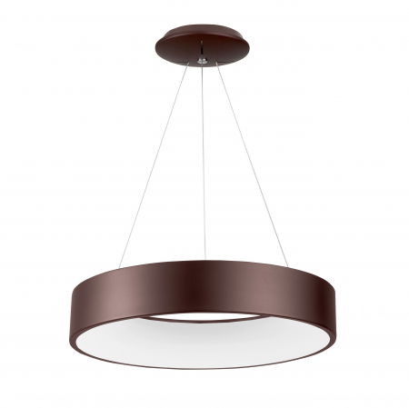 Lustra moderna rotunda LED Rondo Full Ø60 cm, metal maro/gri/negru/alb, 6167205 - Novaluce [2]