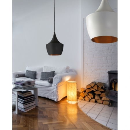 Lustra moderna Sylvi Ø 24x30 cm alb/negru cu auriu, stil industrial, aluminiu, AZ 1341 - Azzardo [2]