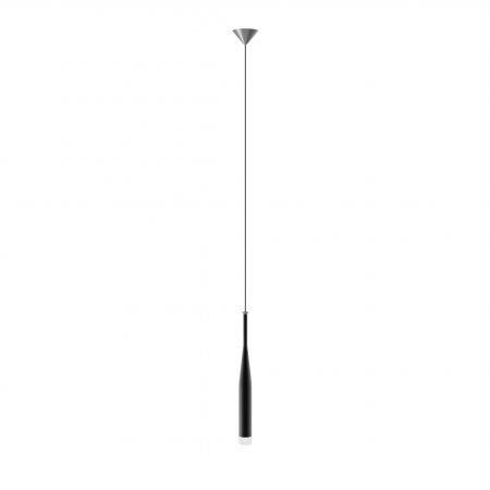 Lustre Dormitor - Lustra neagra CONTE tip pendul, inaltime reglabila, metal/sticla, 003064-011441 - Zumaline