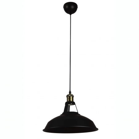 Lustre Dormitor - Lustra neagra stil industrial Zeliko Ø 31 cm, metal, AZ 1351 - Azzardo