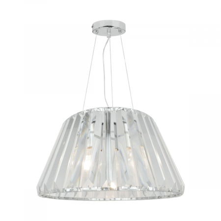 Lustre Dormitor - Lustra cromata design modern PARIA 32 cm metal, 003064-009172 - Zumaline