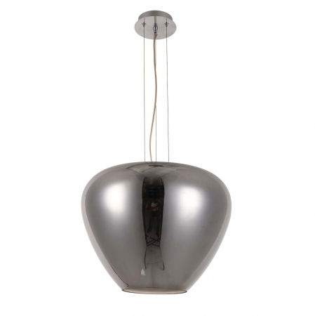 Lustre Dormitor - Lustra pe cablu moderna Nadav sticla alba/fumurie, aurie, 30/40 cm, AZ 3178 - Azzardo