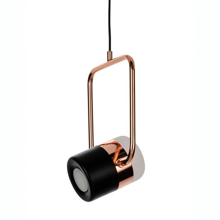 Lustre Dormitor - Lustra pendul design modern Enoch aurie/alb, aurie rose/negru, XCP7598.BLACK - King