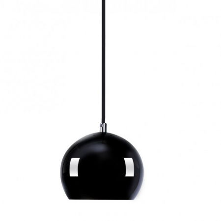 Lustre Dormitor - Lustra pendul glob metal negru lucios/auriu Clopas Ø 15, design modern, AZ 1033 - Azzardo