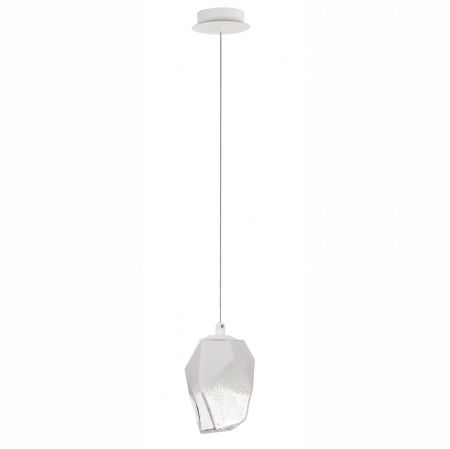 Lustre Dormitor - Lustra pendul Ice forma cub gheata, 1xG9, sticla gradient, 9160231 - Novaluce