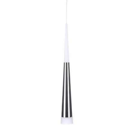 Lustre Dormitor - Lustra pendul LED neagra/crom Hermina Ø 6x44,5 cm, design modern, luminare la ambele capete, AZ 0932 - Azzardo