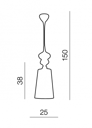 Lustra pendul neagra/argintie Baroc, abajur metal/textil, AZ 0064 - Azzardo [2]