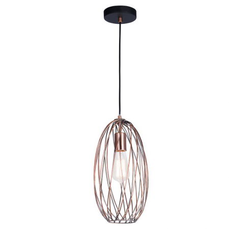 Lustre Dormitor - Lustra pendul Vanda, din metal Ø 18 cm, inaltime reglabila, 8436419 - Novaluce