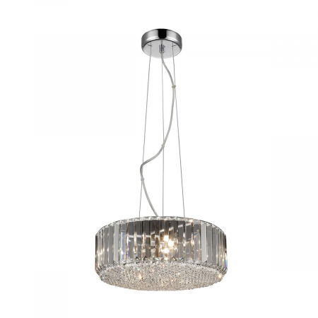 Lustre Dormitor - Lustra rotunda din cristal PRINCE Ø46 cm, design glam, 003064-000996 - Zumaline